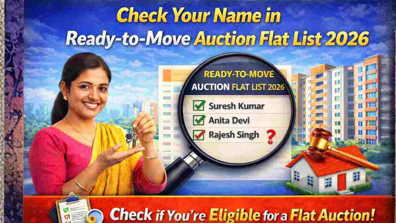 Check Your Name in Auction Housing Flat List 2026: New Housing List