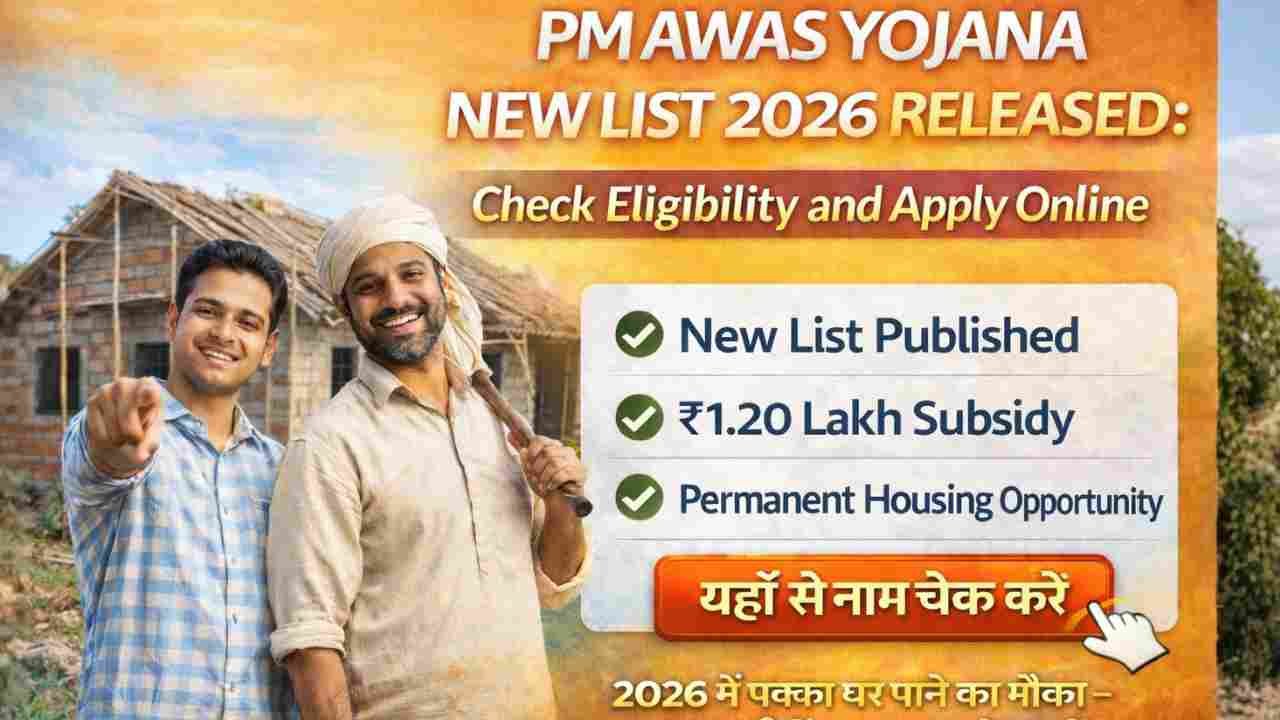 PMAY Housing Scheme 2026: Check New List and Application Status
